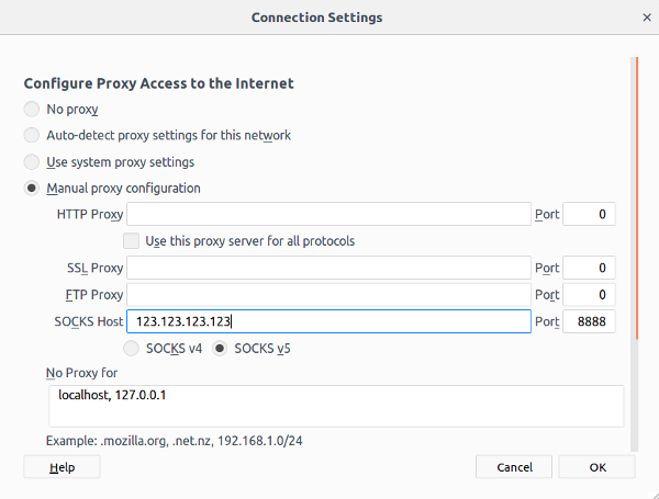 web proxy server