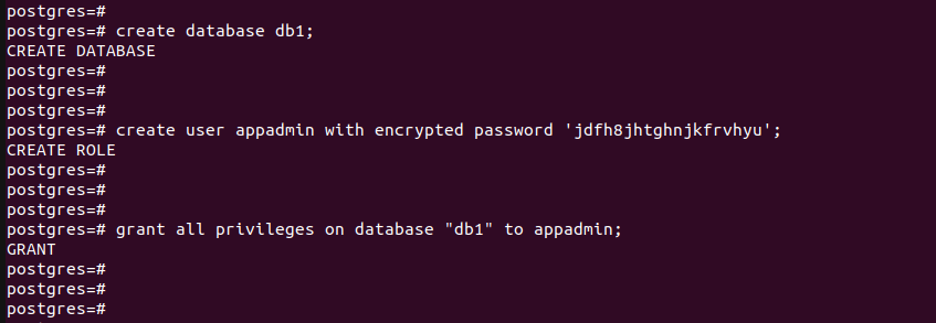 Postgres добавление пользователя и прав доступа