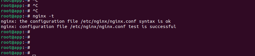 Перезапустить nginx