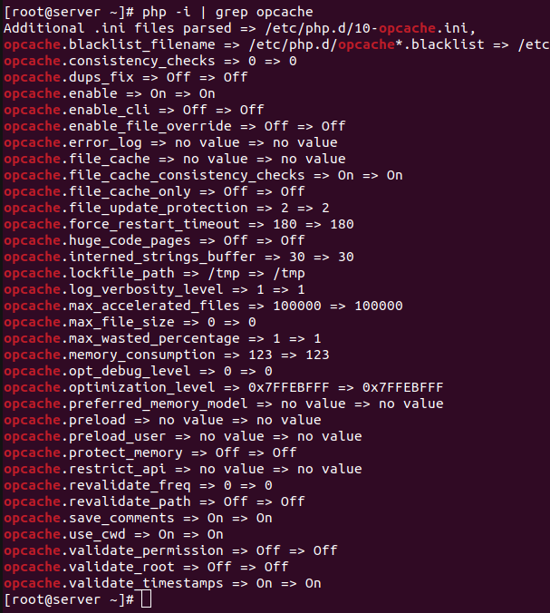 PHP Opcache