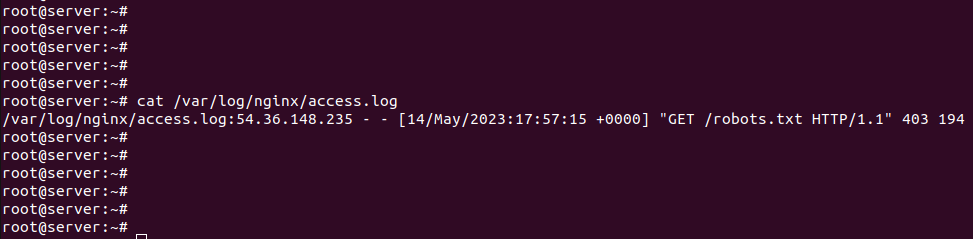 nginx блокировка по user agent