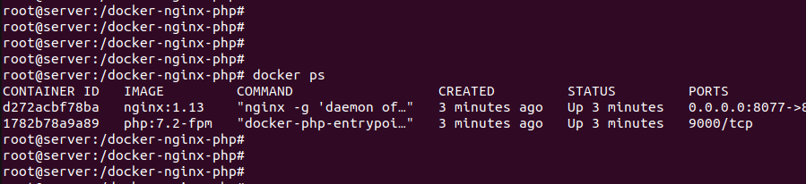 nginx + php-fpm в docker