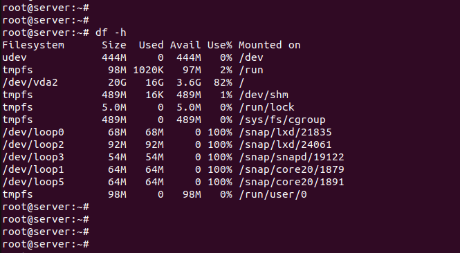 монтирование при разметке диска в linux