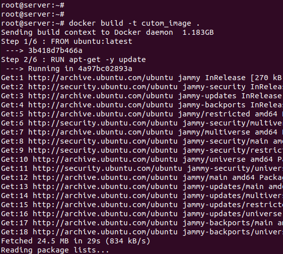 docker Apache