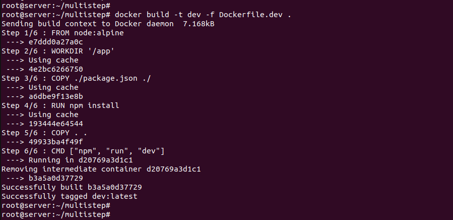 Dockerfile в docker-compose.yml