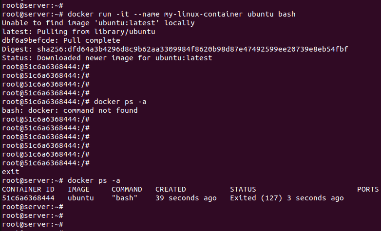 управление контейнерами docker