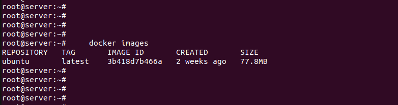 docker images