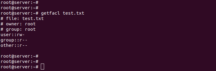 getfacl linux