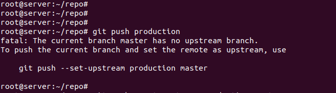 git push upstream