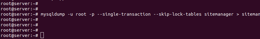 mysqldump пример