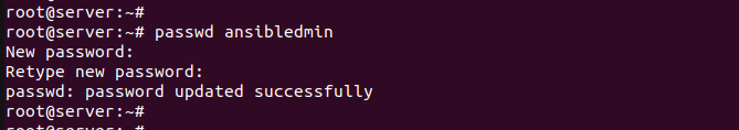 задать пароль пользователя в linux