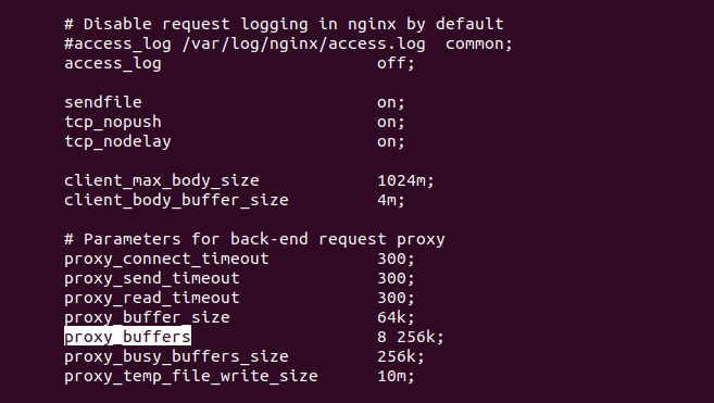 Upstream sent too big header ошибка Nginx