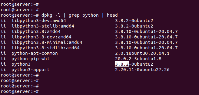 dpkg python3