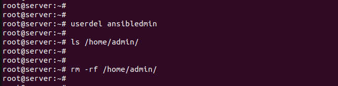 Удаление пользователя в Linux